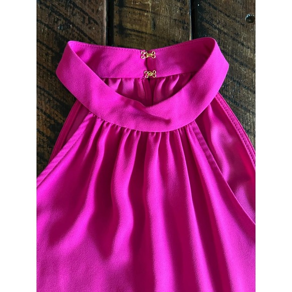 Trina Turk Womens XS Sleeveless Tie Hem Cocktail Top/Blouse - Picture 9 of 17